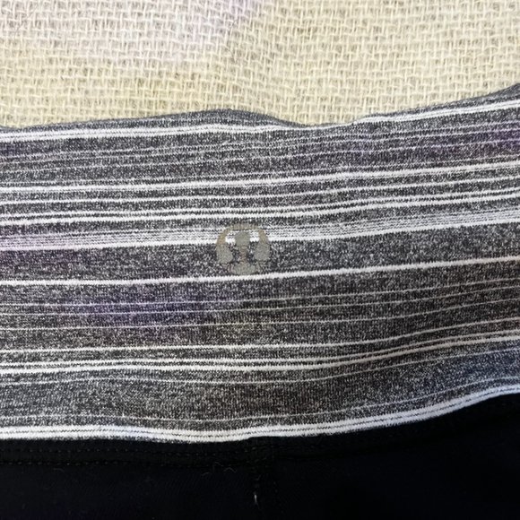 Lululemon Black Cropped Leggings Size 4 - Picture 5 of 5